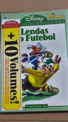 Disney Clássicos da Literatura - Lendas do Futebol - Volume 20 - quadrinhos editora abril