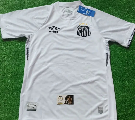 Camisa Futebol Santos FC Neymar 2024/25 - Home Branca 