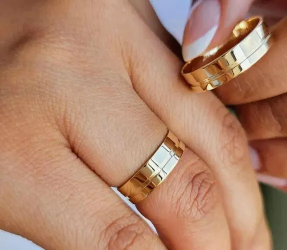 Alianças Modelos Diversos Personalizados Garantia 