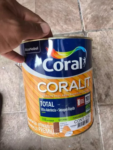 Tinta Coralit Total 3.6L - Tabaco Brilhante