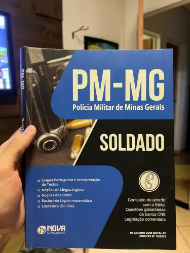 Livro para estudo concurso da PM