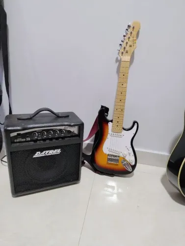 Guitarra Elétrica vogga kids+ Amplificador Datrel Guitar-30