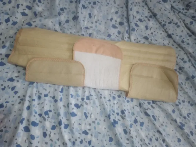 imobilizador fixo para joelho perna Tala Gesso velcro usado pouco
