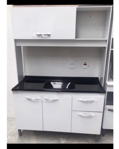 Armário de cozinha compacto com pia - NOVO - ENTREGAMOS