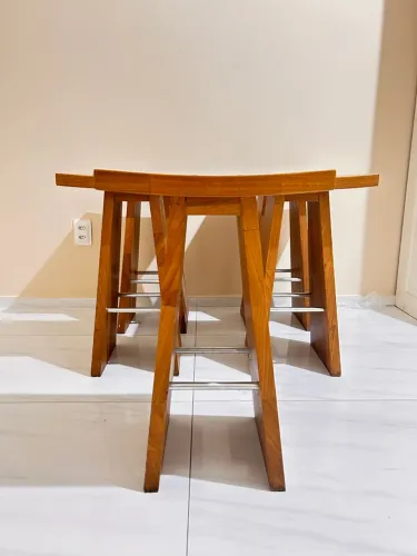 Banquetas de Madeira para Balcão