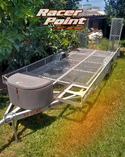 REBOQUE RODADO SIMPLES UM EIXO PARA 2 QUADRICICLOS OU UM UTV