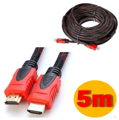 Cabo Hdmi x Hdmi 3d 1.4 5m 5 Metros Full Hd 1080p 