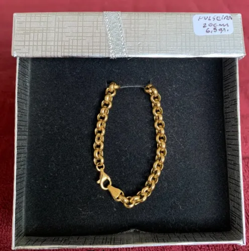 Pulseira de Ouro 20cm - 6,5g e 7,25g