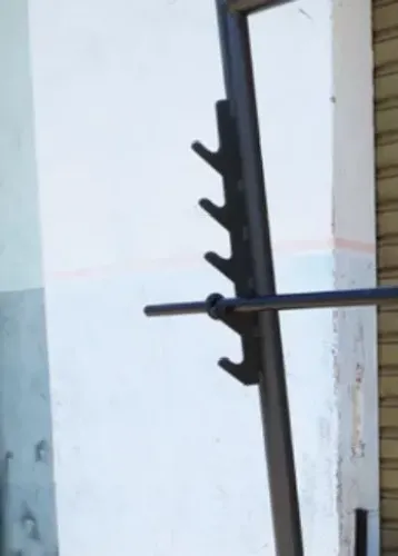 Suporte de aço para Supino agachamento ombros barras etc