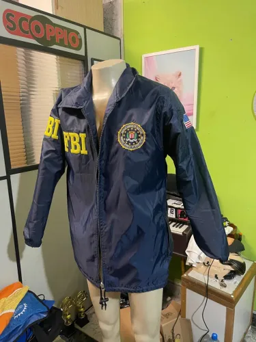 Umiforme Policial Federal Americana 02 lados FBI original