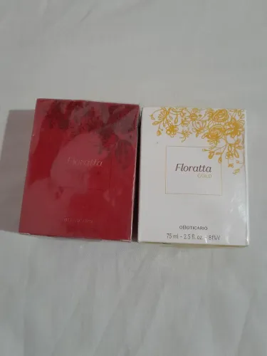 Perfumes Floratta Red Blossom e Gold O Boticário