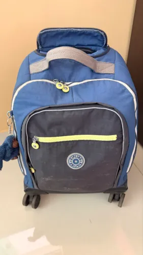 Mochila escolar kipling original - troco apenas com games