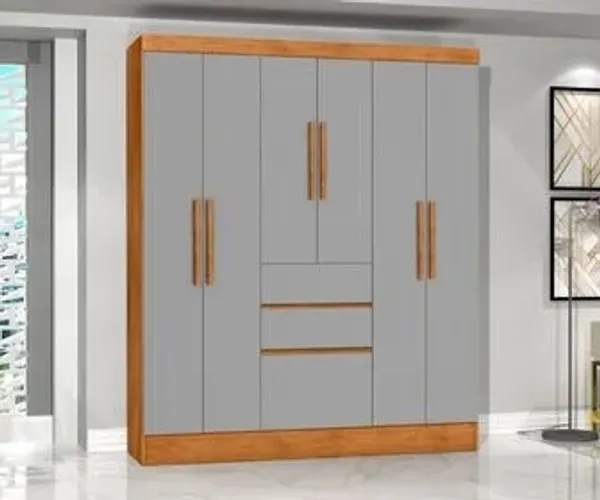 GUARDA ROUPA (CASAL) 7 PORTAS 2 GAVETAS *FAZEMOS ENTREGAS*