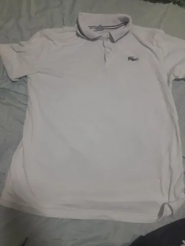 camisa da lacoste branca zera