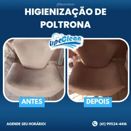 Limpeza de sofá