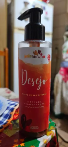 Máscara Pigmentante Beleza Ruiva Desejo Ruivo Cobre Intenso 150ml - Nova Lacrada 