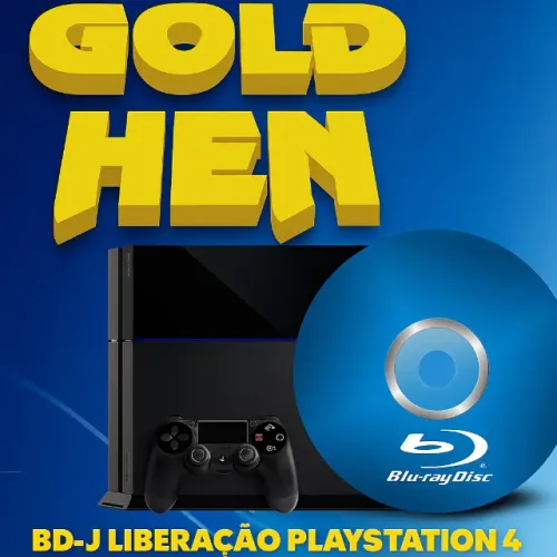 BD-J Destrava Playstation 4 GoldHen - 9.00 a 12.02