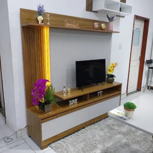 Rack para TV com design moderno