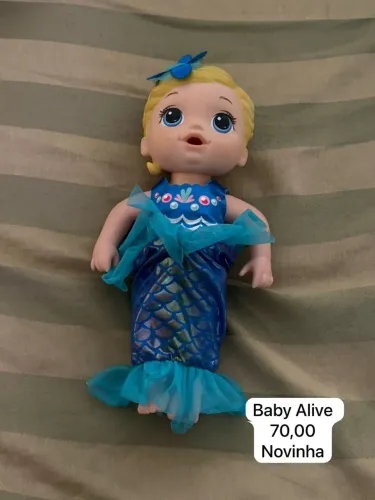 Baby alive leia o anúncio