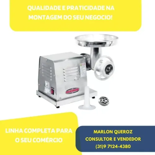 Moedor de Carne Bermar Boca 08 Novo