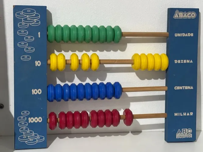Ábaco Educacional Infantil ABC Brinquedos