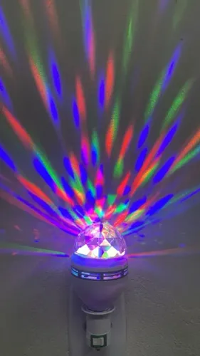 Lâmpada Giratória de LED para Festa- Unidade