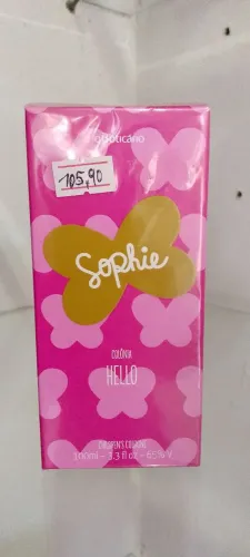 Colônia Sophie hello Nova DE R$105,90 POR R$80,00 aceito cartão com acréscimo 