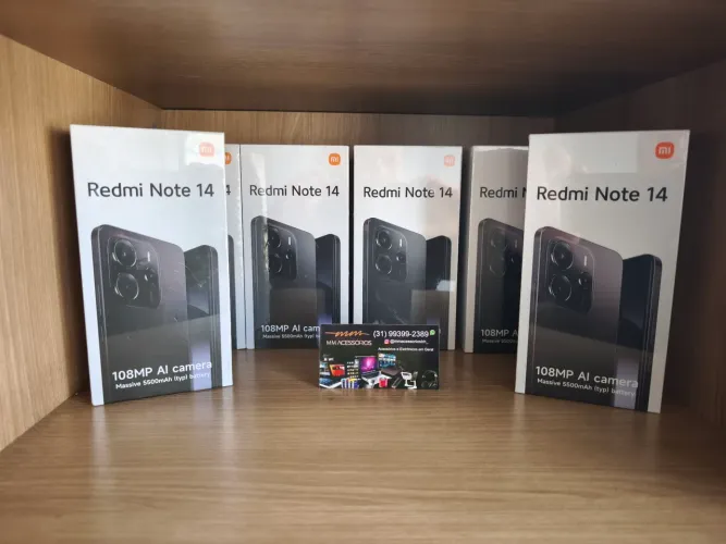 Redmi Note 14 256GB  Novo  1 ano garantia 