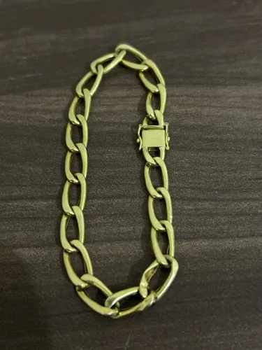 MACIÇA ouro 18k pulseira seminova 