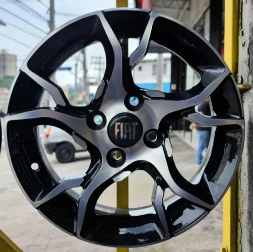 Jogo roda Fiat Argo Aro 14 4x98 Fiat Uno Siena Palio em até 10x sem juros no cartão