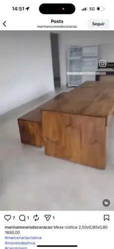 Mesa de madeira