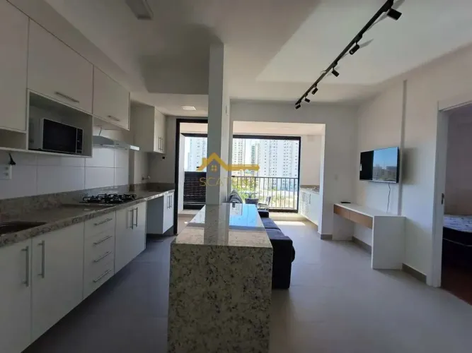Apartamento para alugar em Sorocaba, Edifício Biarritz, com 1 quarto, 47m²