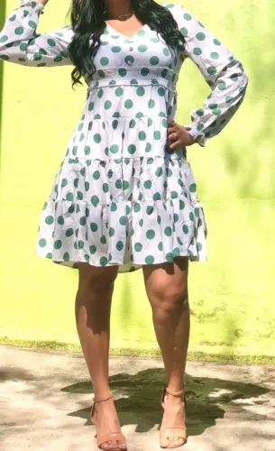 Vendo vestido de bolinha - TAM 38/40