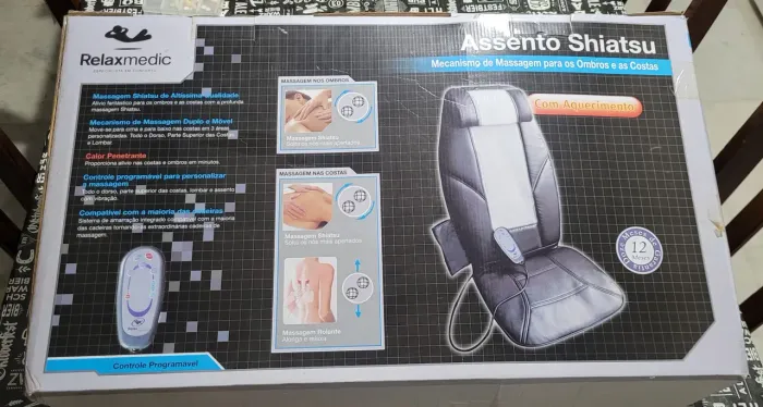 ASSENTO MASSAGEADOR SHIATSU RELAXMEDIC