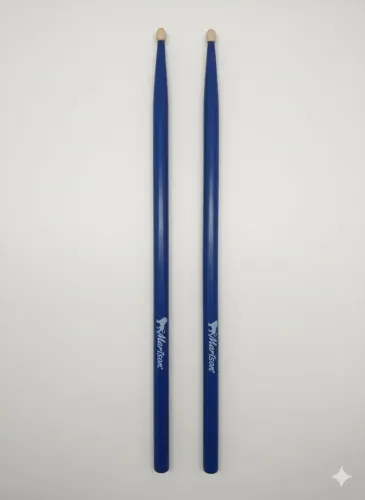 Baqueta Martson 7A em maple cores opção azul e preto