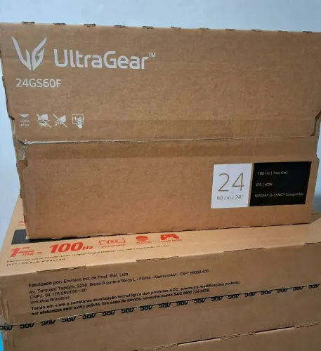 Monitor LG UltraGear 24", 180Hz, IPS, Full HD, 1ms