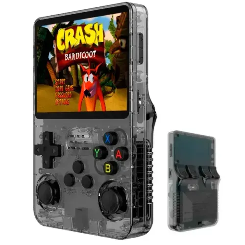 R36S Console Portátil Retro PRO Tela IPS 128gb 39 Mil jogos