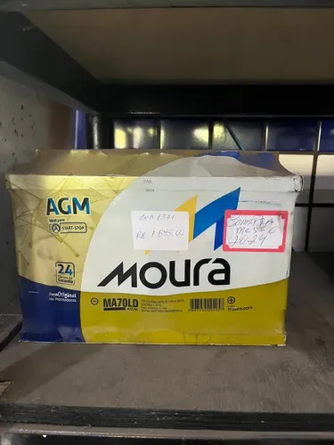 Bateria Moura AGM 70LD - Nova
