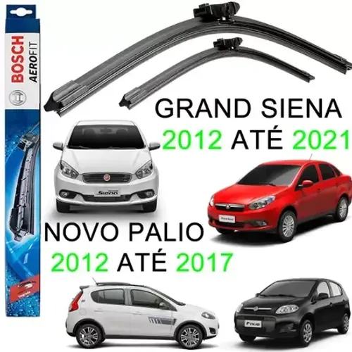 Jogo de palhetas Bosh SD10 - Limpador de Para-Brisa Grand Siena / Palio g4