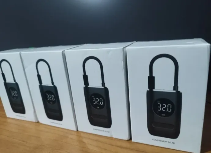 Bomba elétrica de encher pneus