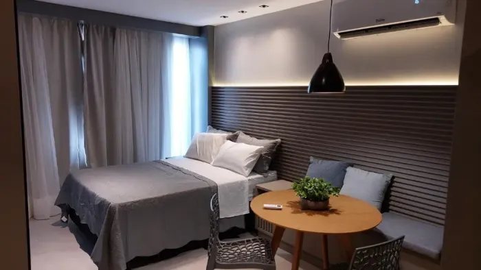 Flat em Intermares mobiliado e decorado com 1 quarto. (Oportunidade)