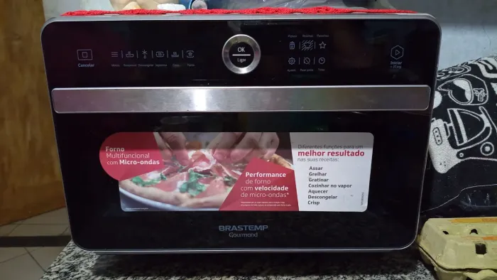 Microondas e forno gourmand 