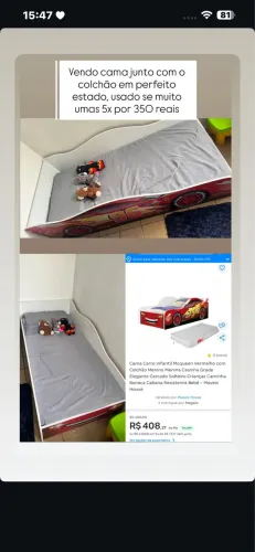 Vendo Cama Infantil