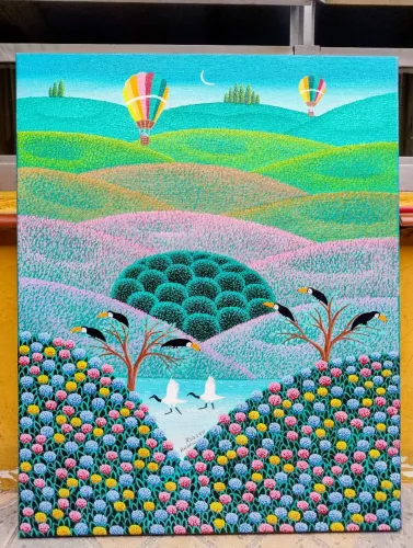Robson barros tema paisagem medida 40x50 