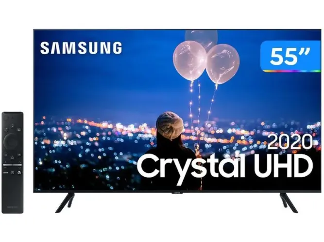 TV Samsung Smart 55" Crystal UHD 4K TU8000 - Com defeito