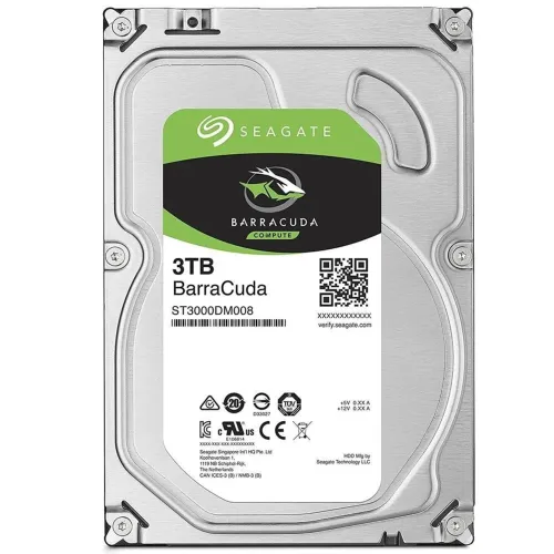 HD Seagate BarraCuda 3TB ST3000DM008 - Lacrado Nunca Usado