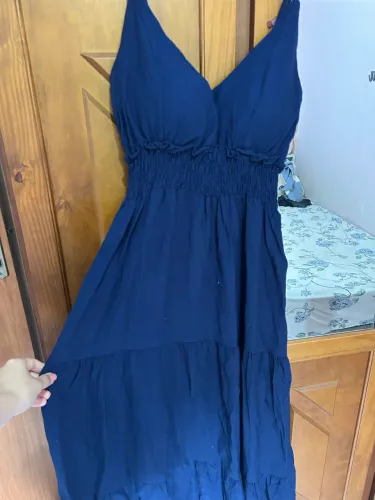 Vestido Longo Azul