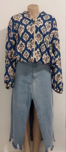 Saia jeans 46/48