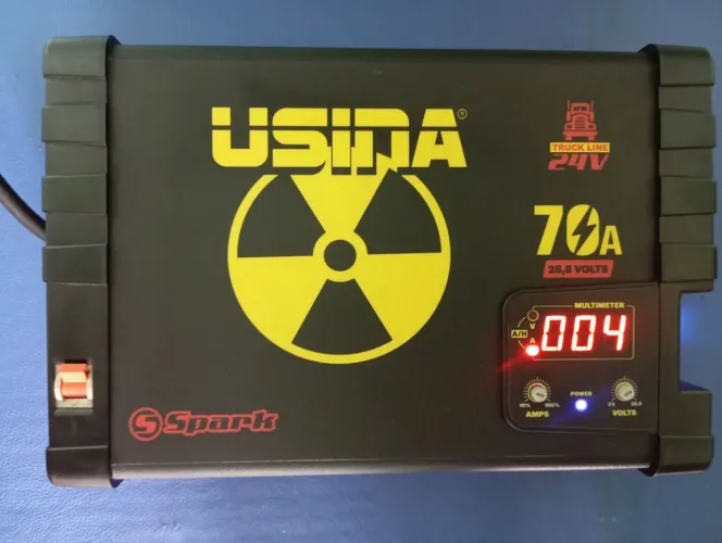 Fonte e Carregador de Bateria Usina 24V