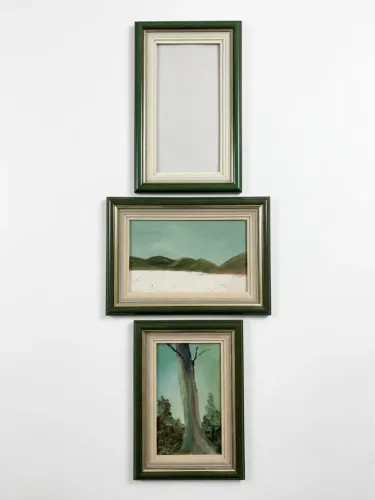 Conjunto de três quadros
